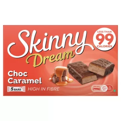 Skinny Dream Choc Caramel Bars 5 x 24g