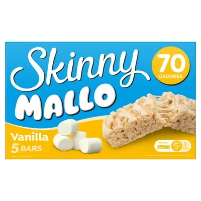 Skinny Brands Mallo Vanilla Flavour Bars 5 x 18g