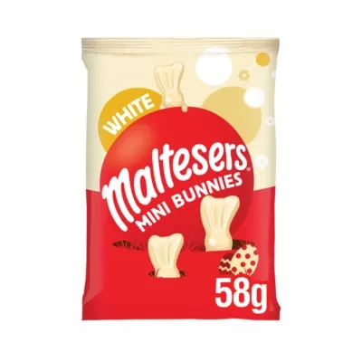 Maltesers White Chocolate Easter Mini Bunnies Bag 58g