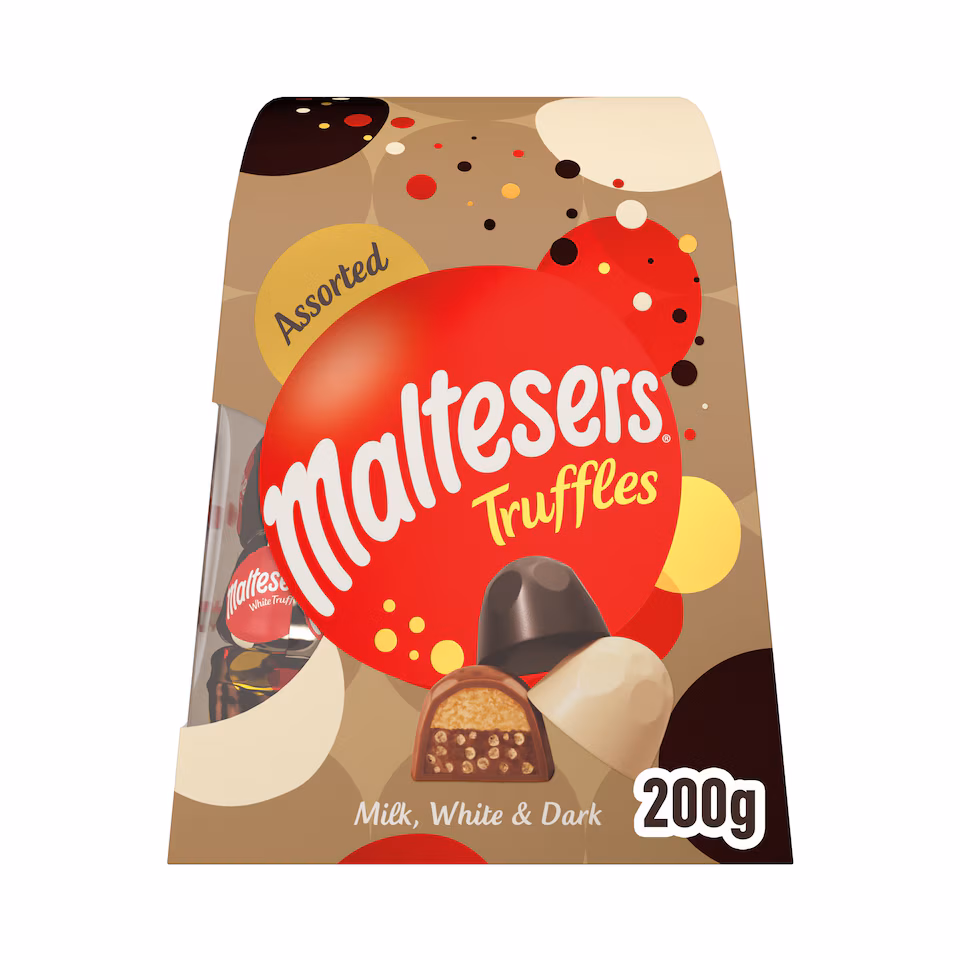Maltesers Assorted Chocolate Truffles Gift Box 200g