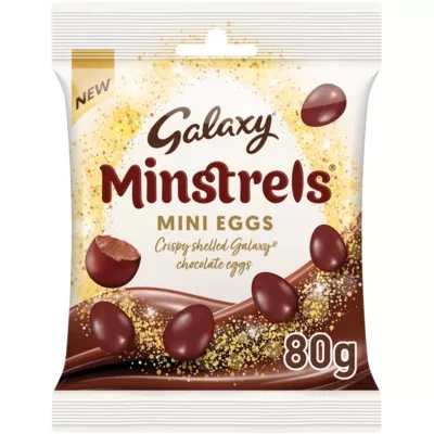 Galaxy Minstrels Milk Chocolate Mini Eggs Bag 80g