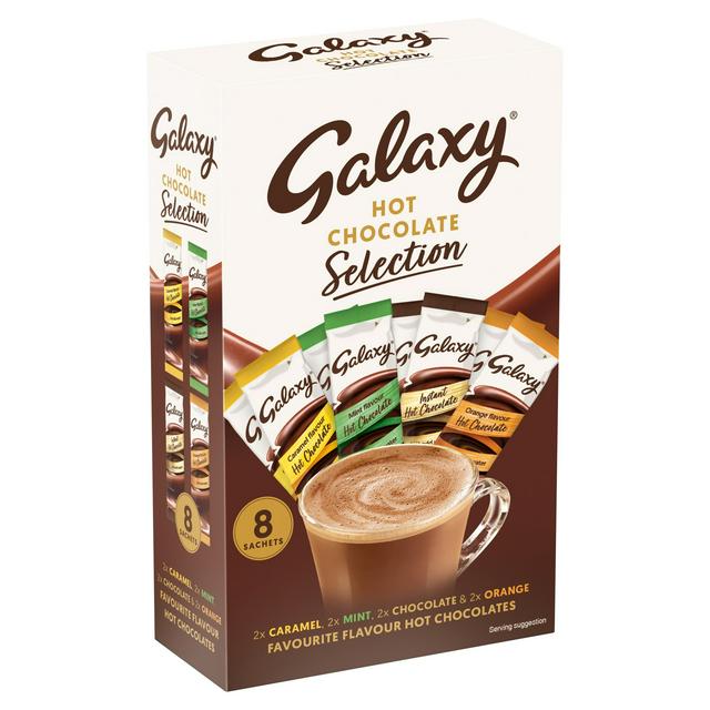 Galaxy Hot Chocolate Selection 8 x 25g