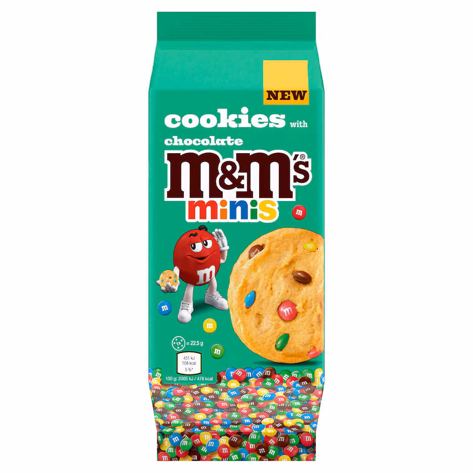 M&M's Minis Milk Chocolate Cookies 180g