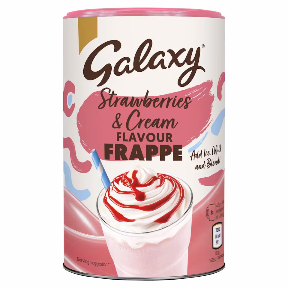 Galaxy Strawberries & Cream Frappe 280g