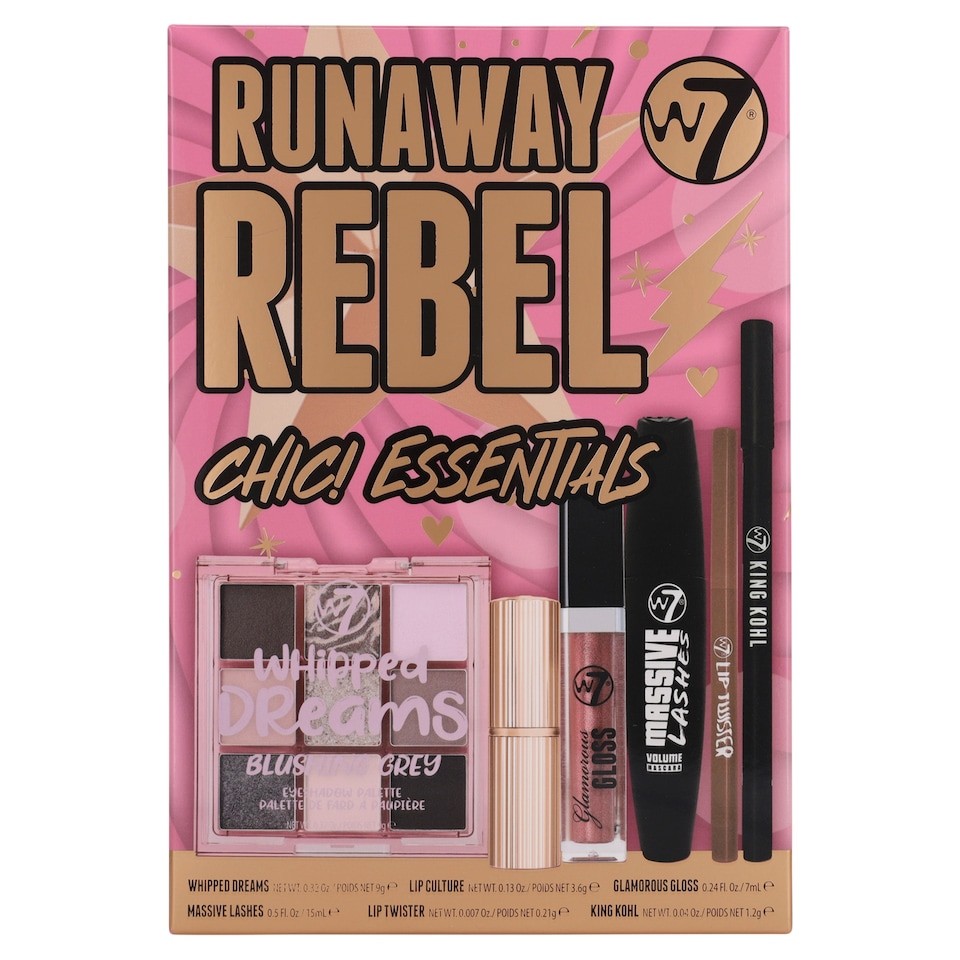 W7 Runaway Rebel Chic! Essentials Gift Set