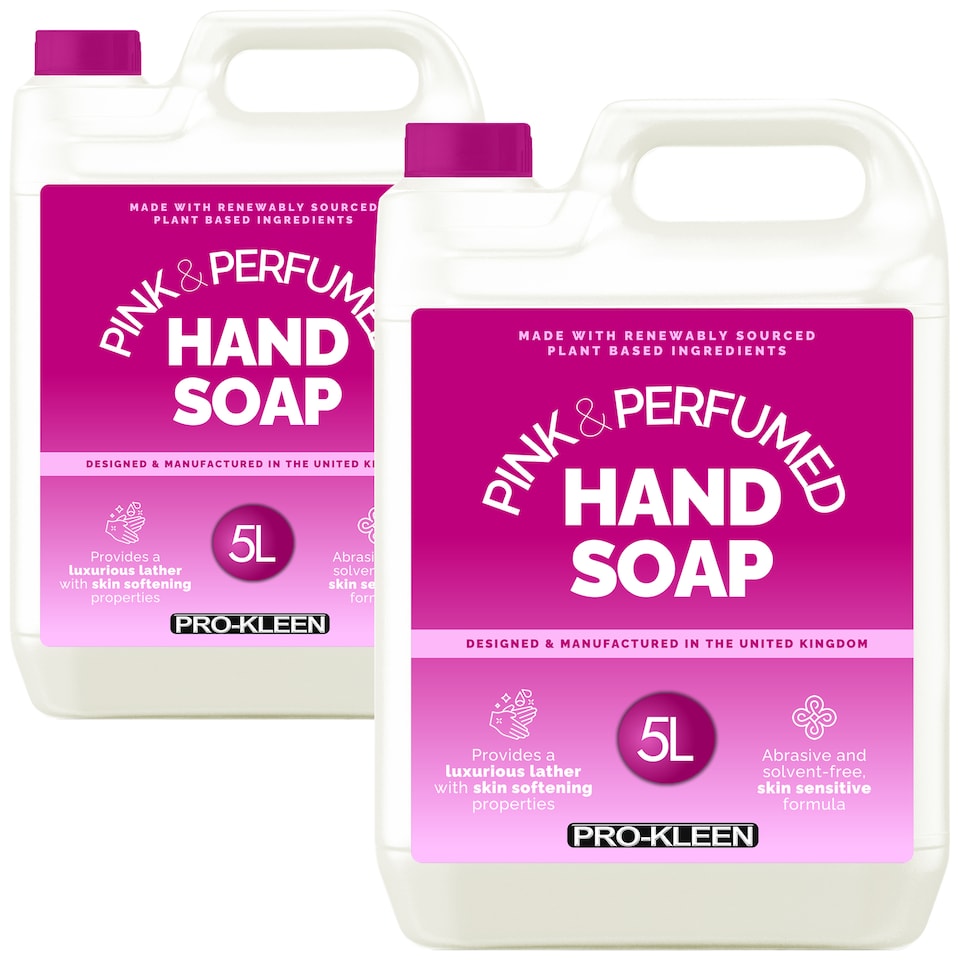 Pro-Kleen Hand Soap Luxury Pink Pearlised, Perfumed Soap 10 Litres