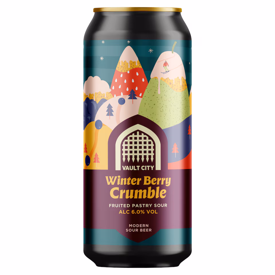 Vault City Winter Berry Crumble Sour Beer 440ml