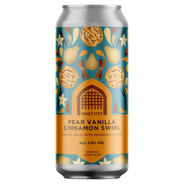 Vault City Pear & Vanilla Swirl Modern Sour Beer 440ml