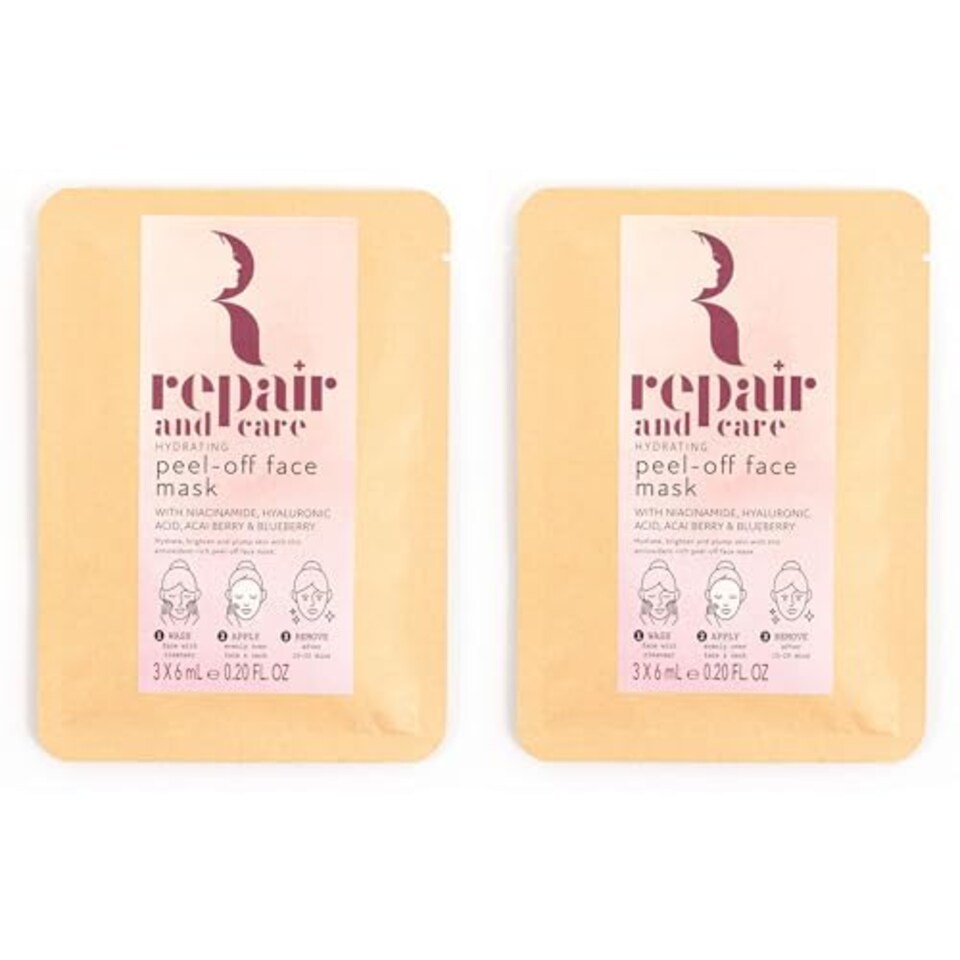 Repair and Care Hydrating Peel-off Face Mask (x 3 masks) DUO