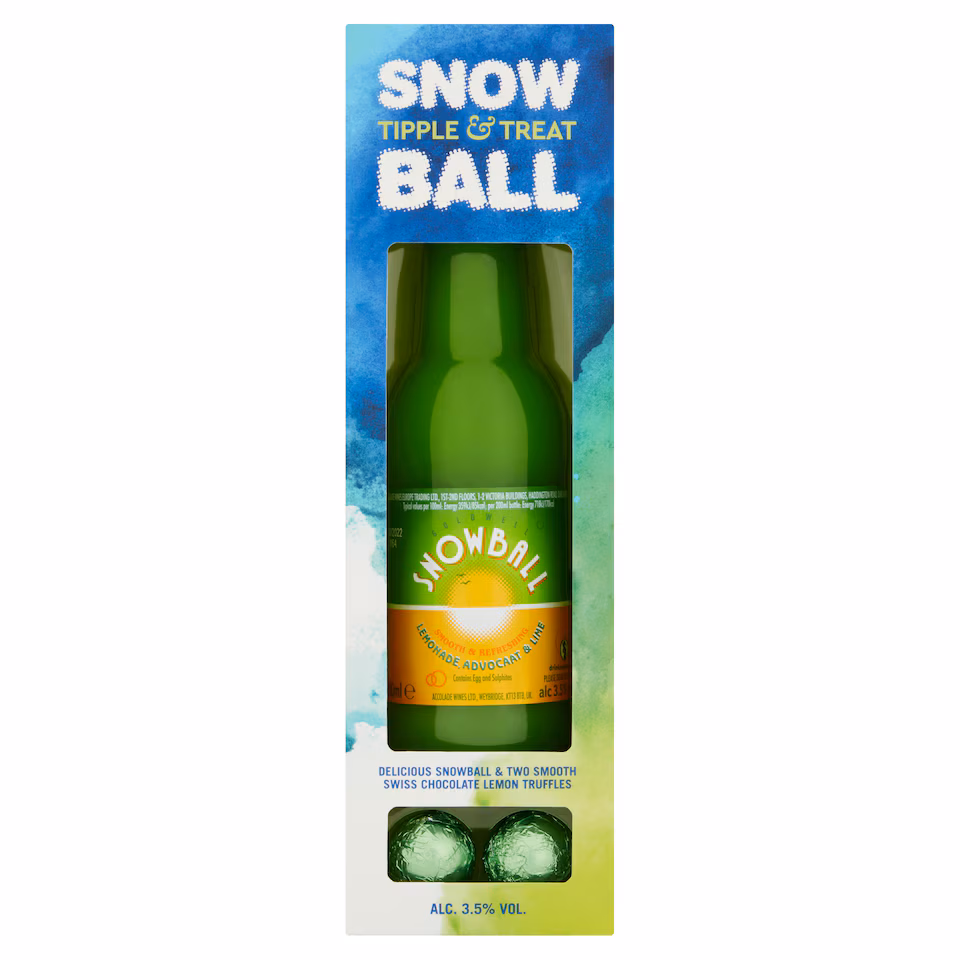 Tipple & Treat Snowball & Chocolate Truffles Giftset