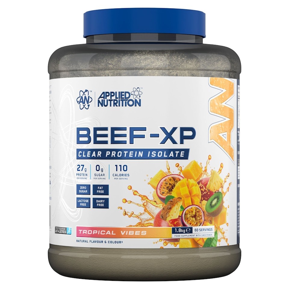 Applied Nutrition Beef-XP Clear Protein Isolate Powder - Tropical Vibes - 60 Servings