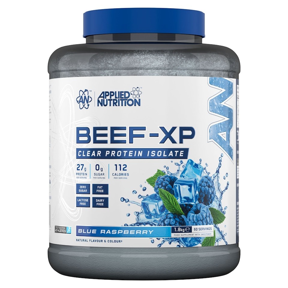 Applied Nutrition Beef-XP Clear Protein Isolate Powder - Blue Raspberry - 60 Servings