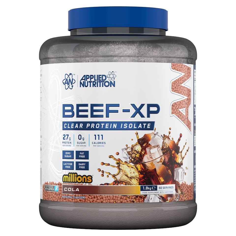 Applied Nutrition Beef-XP Clear Protein Isolate Powder - Millions Cola - 60 Servings