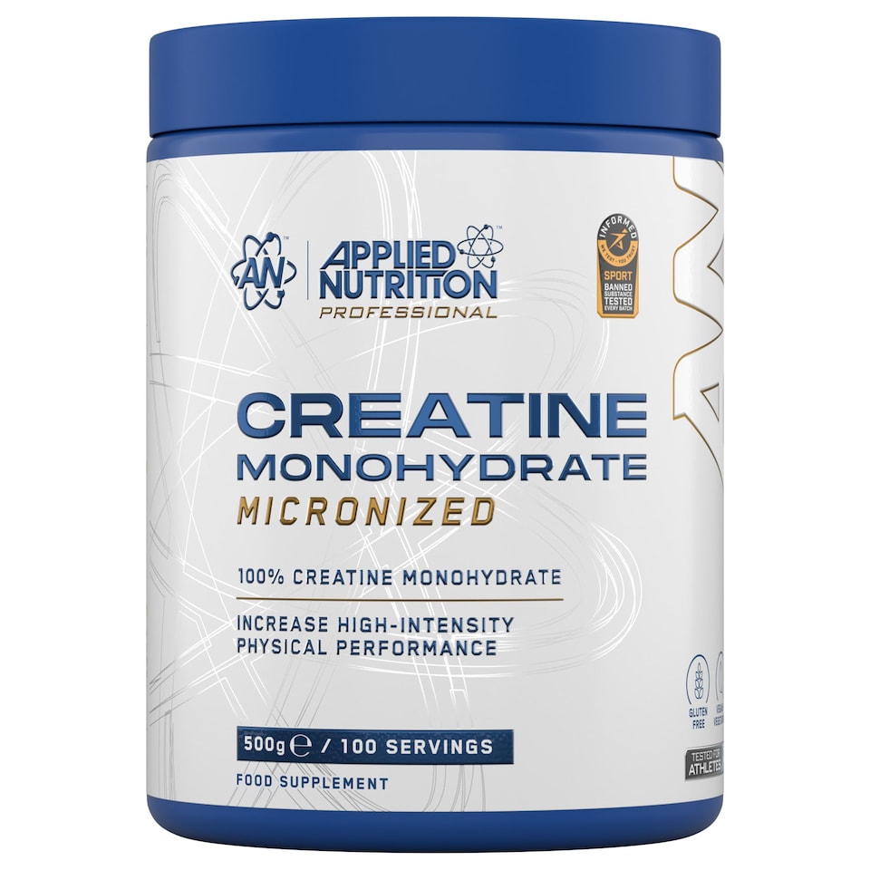 Applied Nutrition Creatine Monohydrate Powder - Unflavoured - 100 Servings