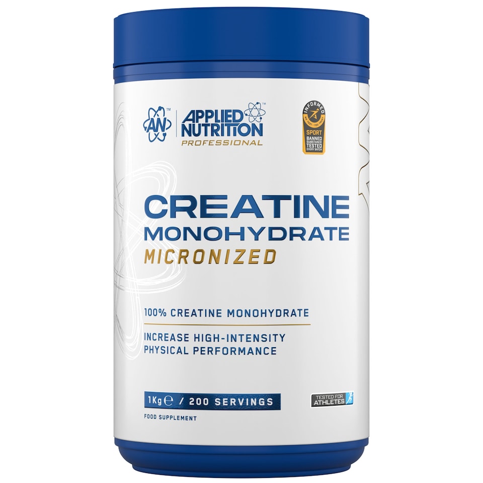 Applied Nutrition Creatine Monohydrate Powder - Unflavoured - 200 Servings