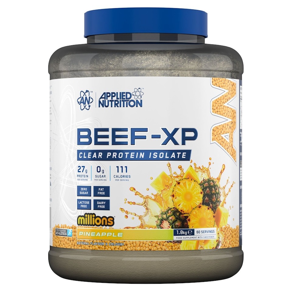Applied Nutrition Beef-XP Clear Protein Isolate Powder - Millions Pineapple - 60 Servings