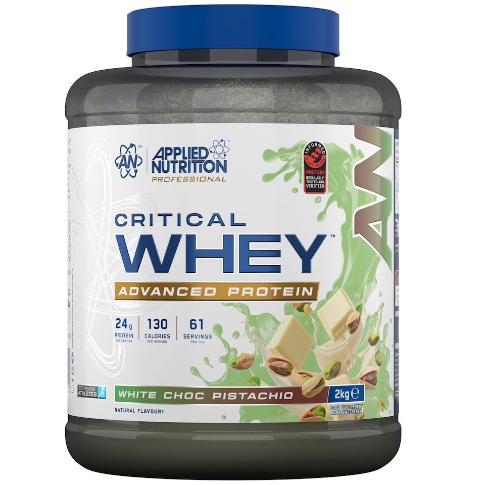 Applied Nutrition Critical Whey Advanced Protein Powder - White Choco Pistachio - 61 Servings
