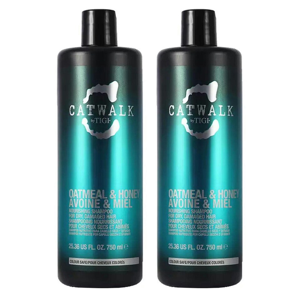 Catwalk by Tigi Shampoo Oatmeal & Honey Nourish for Damaged Hair, 750ml, 2pk