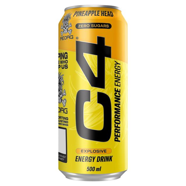 C4 Performance Energy Pineapple Head Energy Drink 500ml