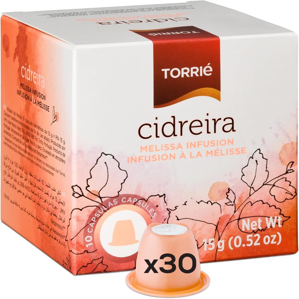 Lemon Balm Tea Nespresso Compatible Coffee Machine Capsules (30 Pods)