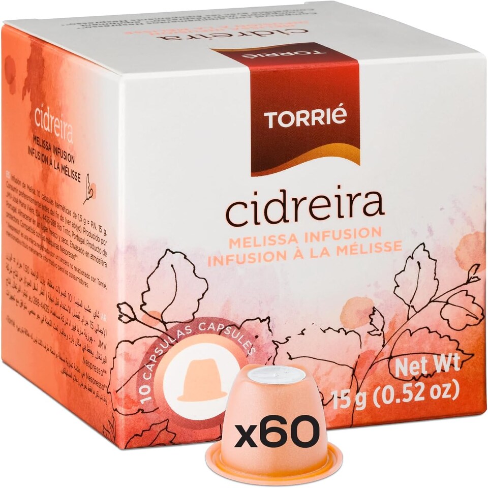 Lemon Balm Tea Nespresso Compatible Coffee Machine Capsules (60 Pods)