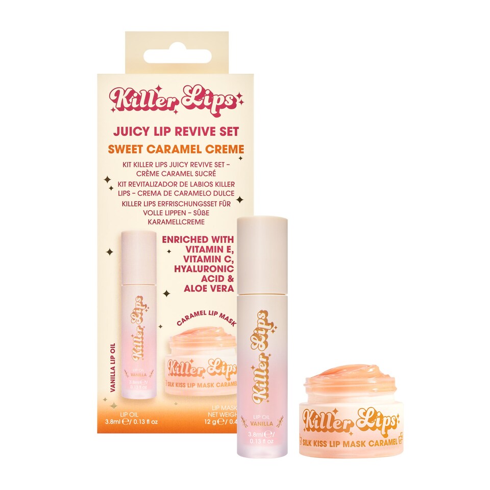 Killer Lips Juicy Lip Revive Set - Sweet Caramel Crème