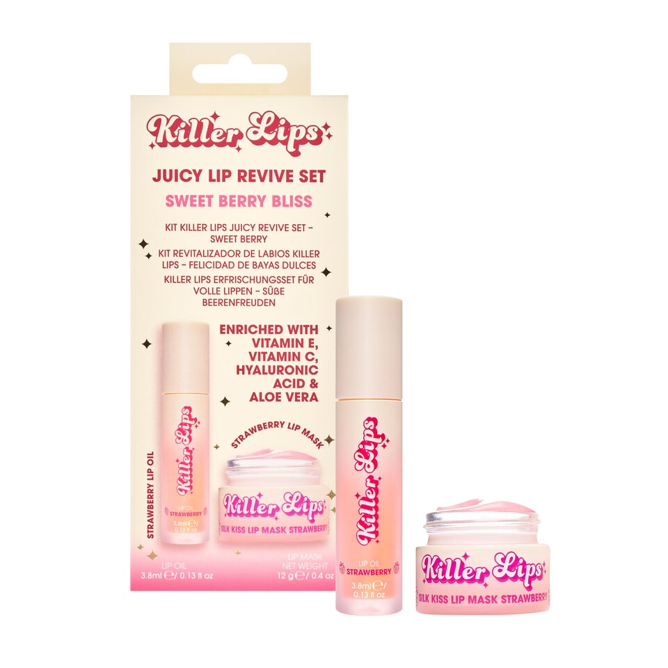 Killer Lips Juicy Lip Revive Set - Sweet Berry Bliss
