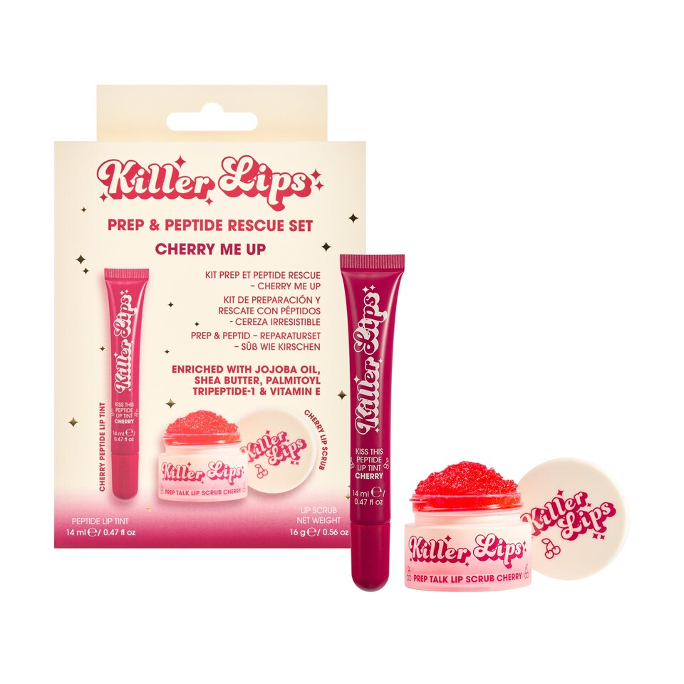 Killer Lips Prep & Peptide Rescue Set - Cherry Me Up