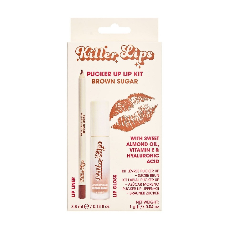 Killer Lips Pucker Up Lip Kit - Brown Sugar