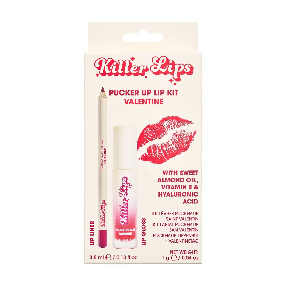 Killer Lips Pucker Up Lip Kit - Valentine
