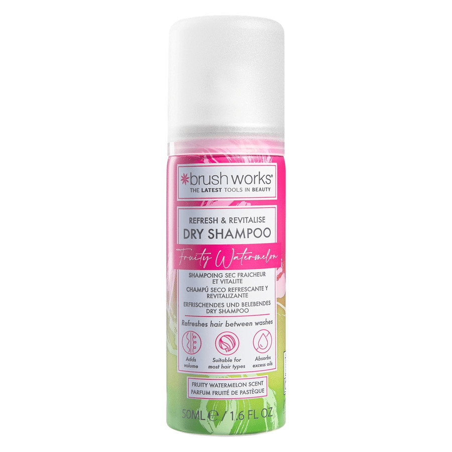 Brushworks Refresh & Revitalise Fruity Watermelon Dry Shampoo 50ml