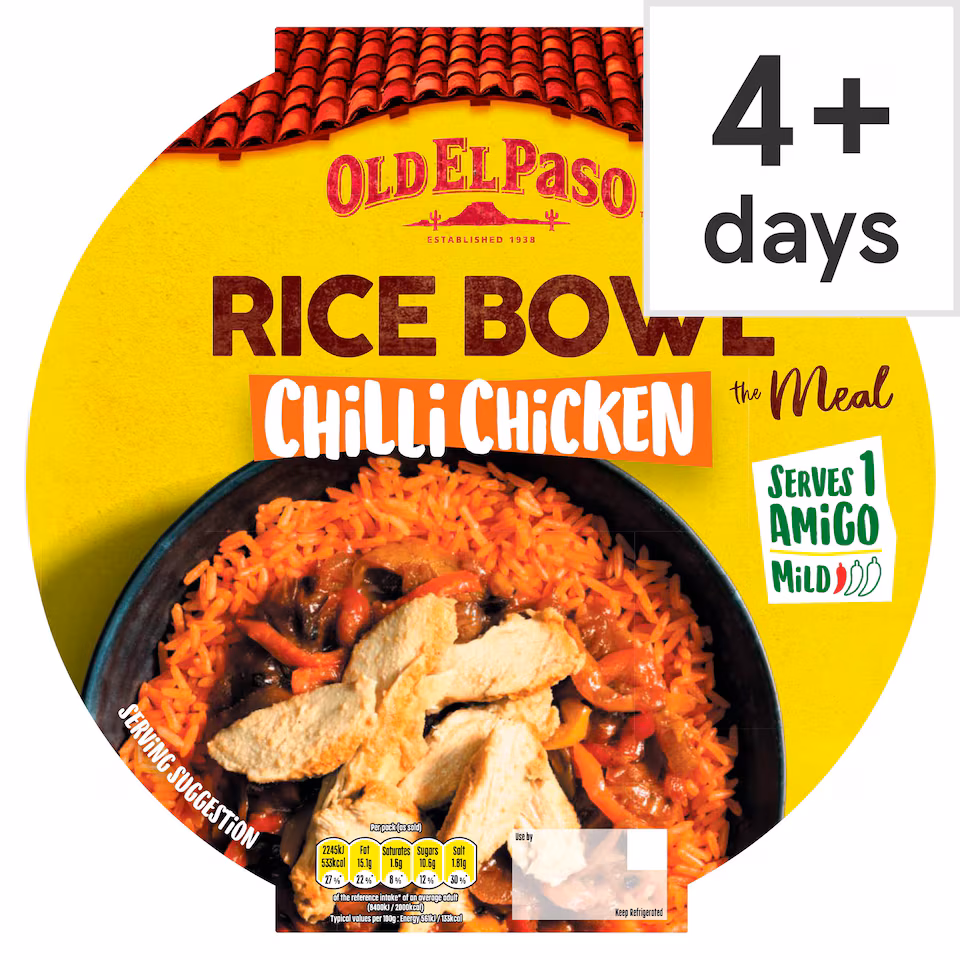 Old El Paso Rice Bowl - Chilli Chicken 400g