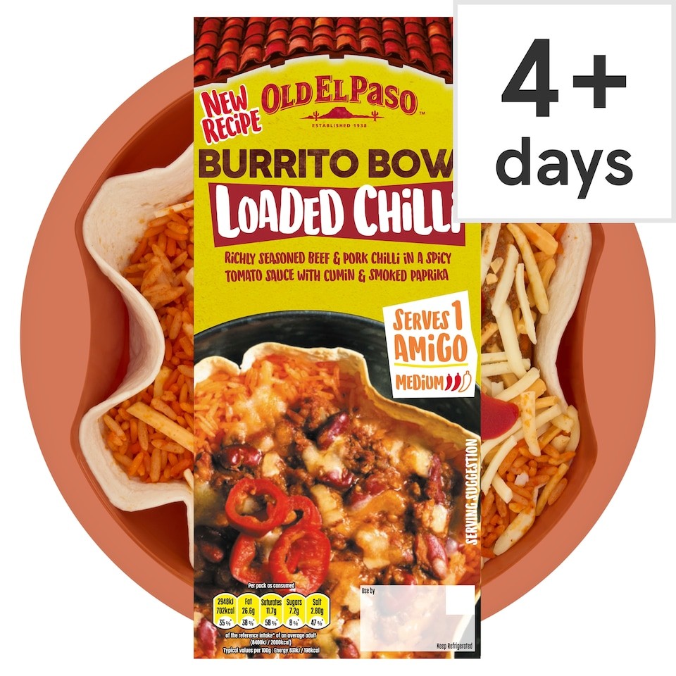 Old El Paso Burrito Bowl - Chilli Beef 400g