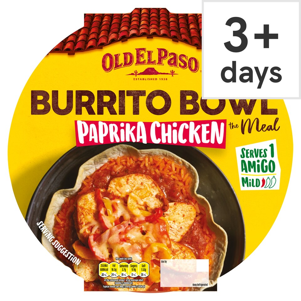 Old El Paso Paprika Chicken Burrito Bowl 400g