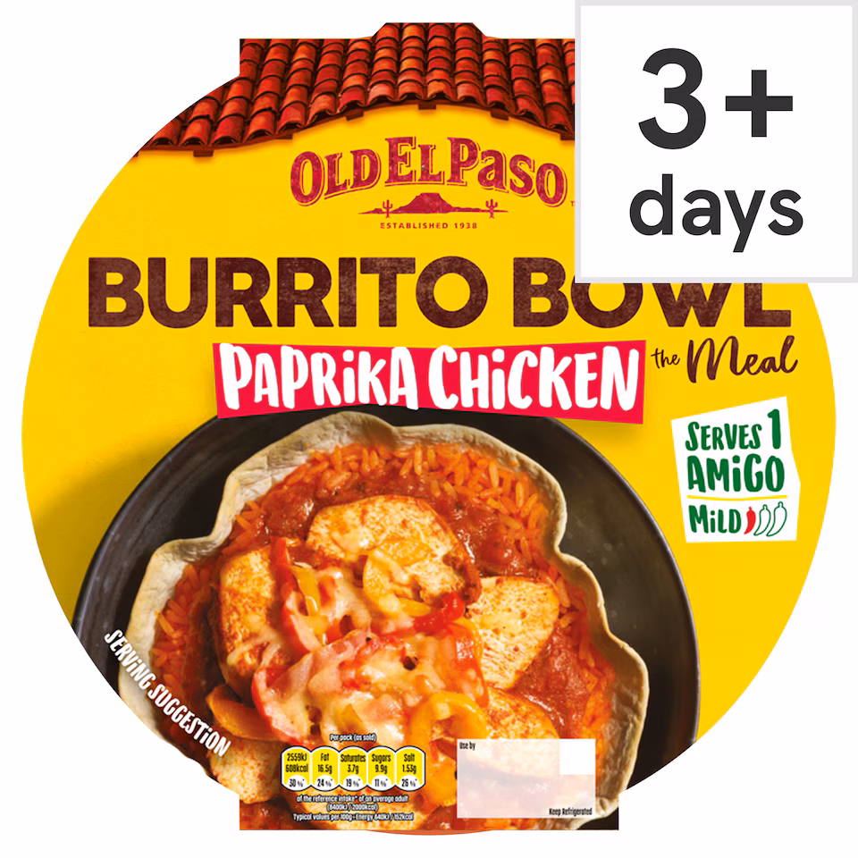 Old El Paso Paprika Chicken Burrito Bowl 400g