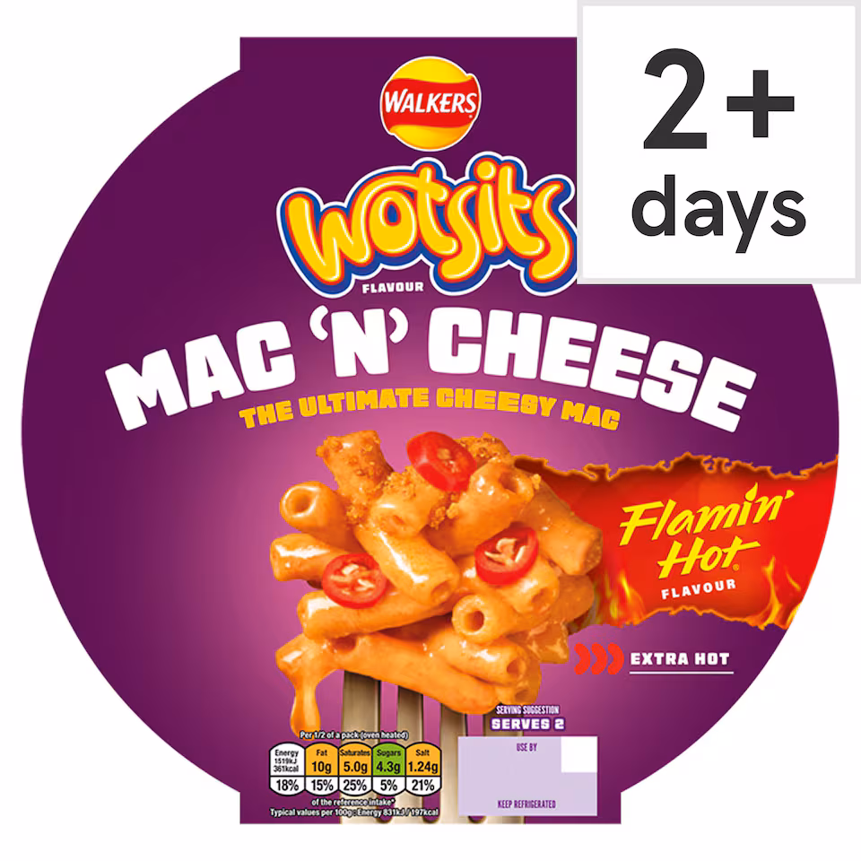 Wotsits Mac n Cheese Extra Flamin' Hot 400g