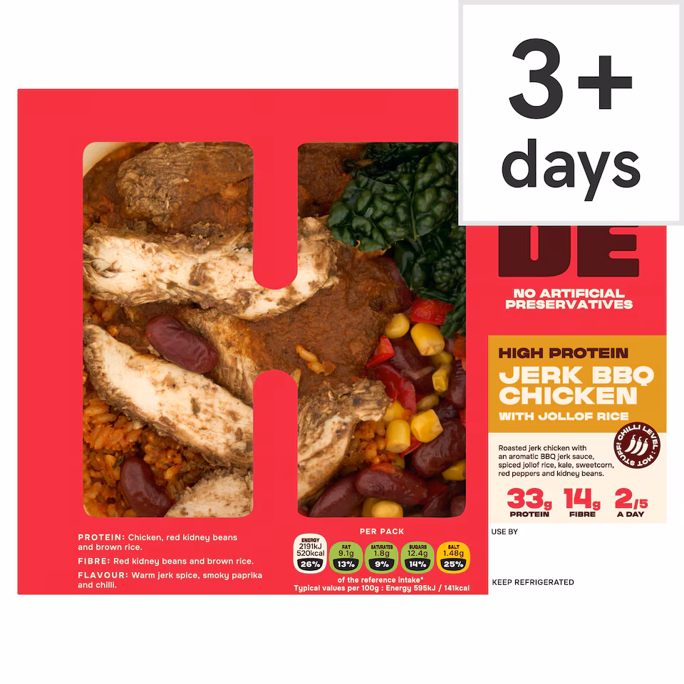 Hide Jerk BBQ Chicken with Jollof Rice 380g