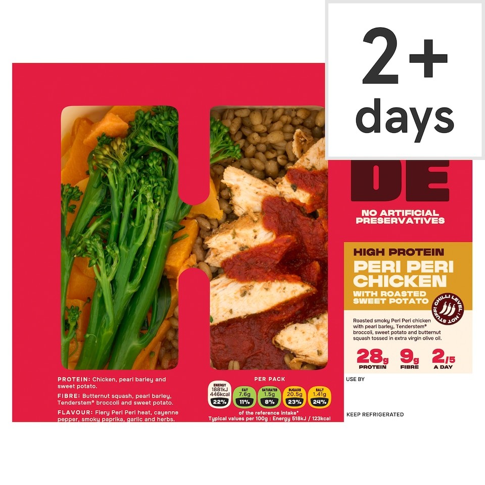 Hide Peri Peri Chicken with Roasted Sweet Potato 380g