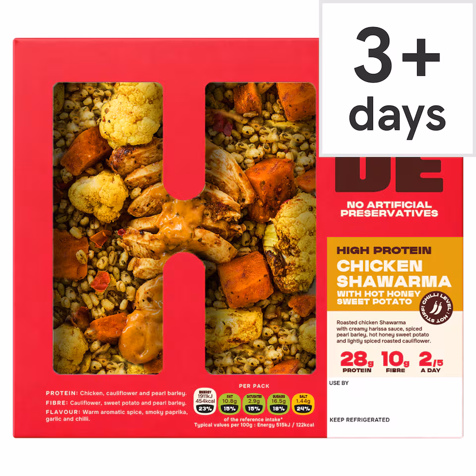 Hide Chicken Shawarma with Hot Honey Sweet Potato 380g
