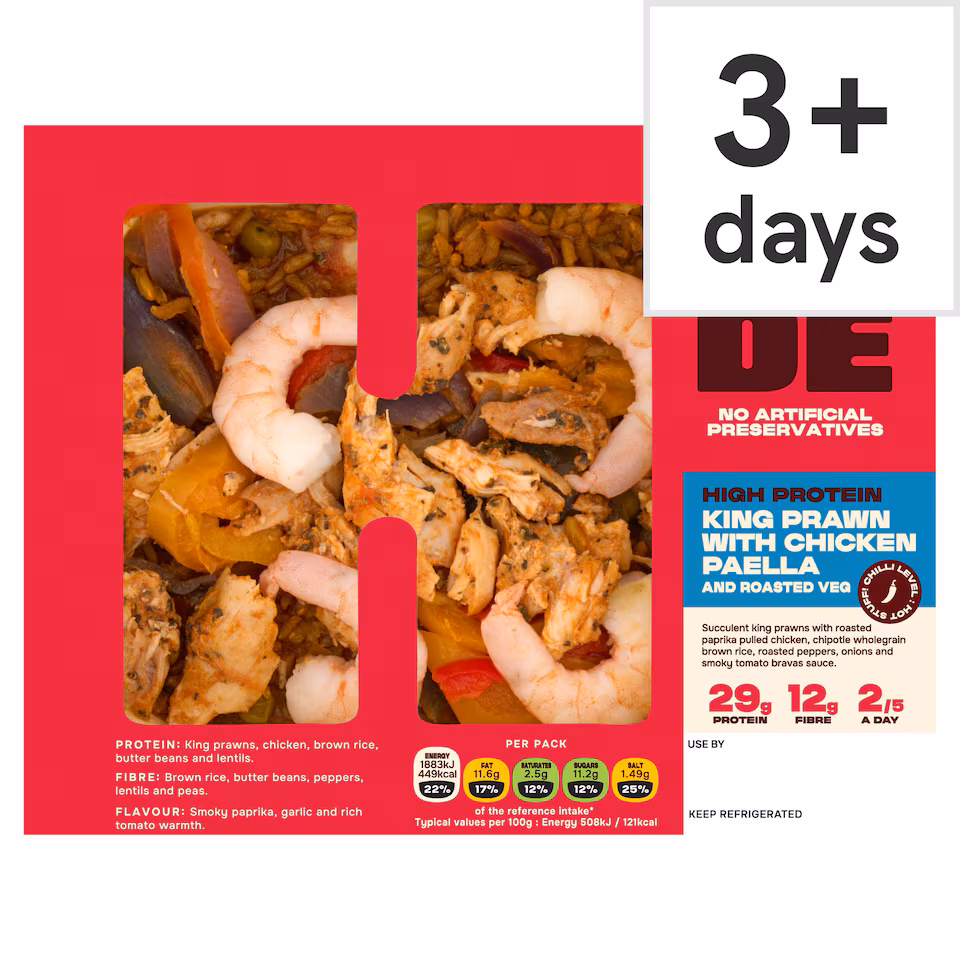 Hide King Prawn with Chicken Paella 380g