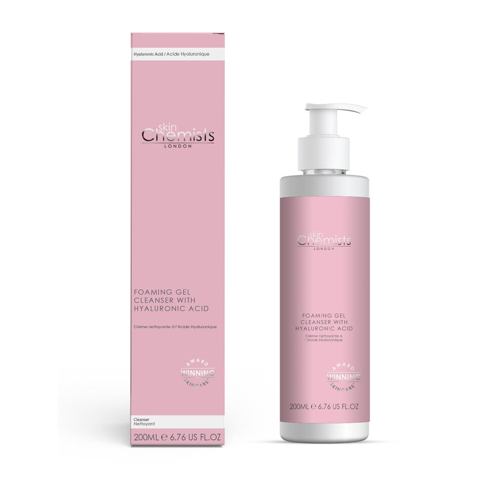 skinChemists Anti-Ageing Foaming Gel Cleanser Hyaluronic Acid 200ml