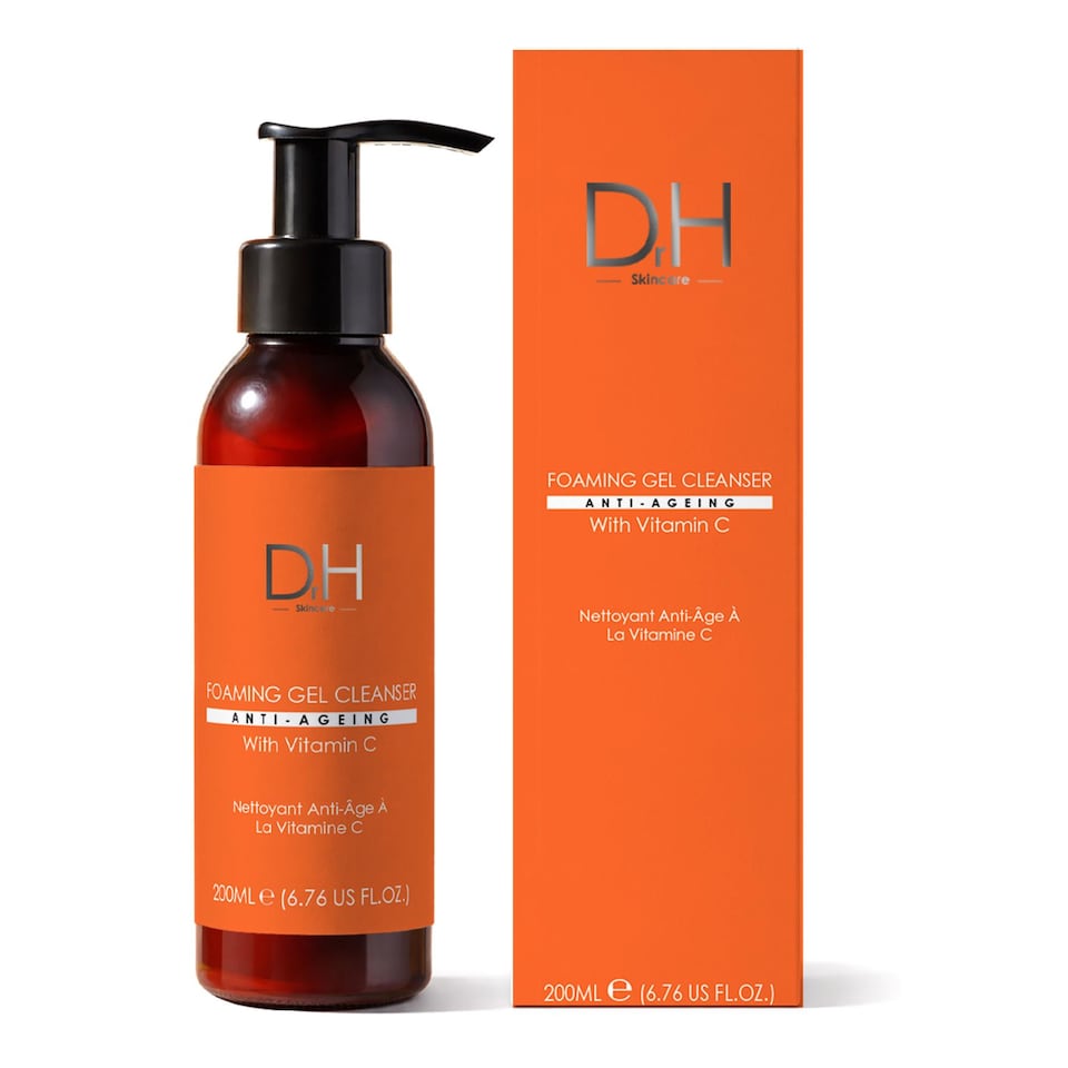 Dr H Anti-Ageing Foaming Gel Cleanser with Vitamin C 200ml
