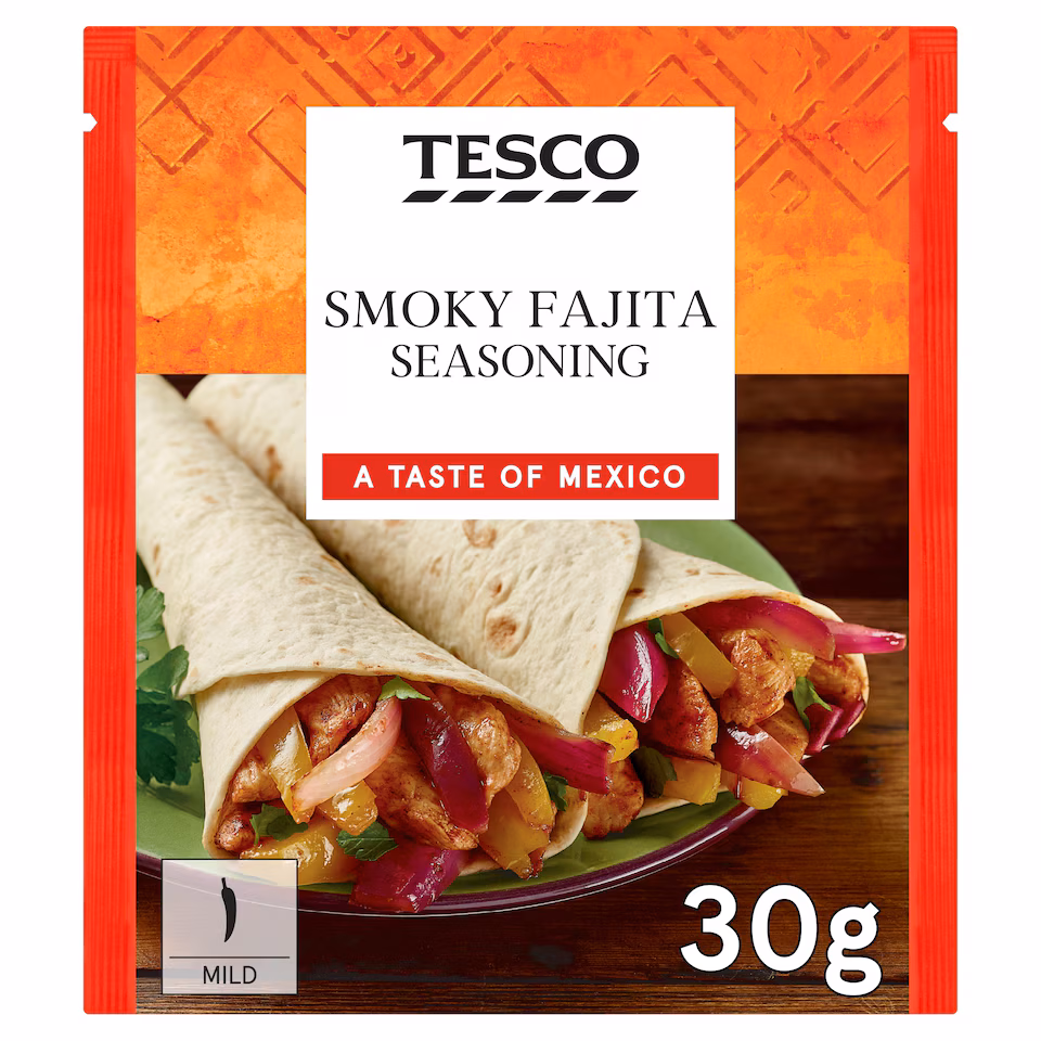 Tesco Smoky Fajita Seasoning 30g