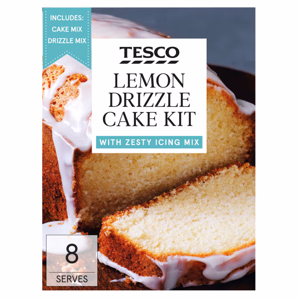 Tesco Lemon Drizzle Cake Kit 320G