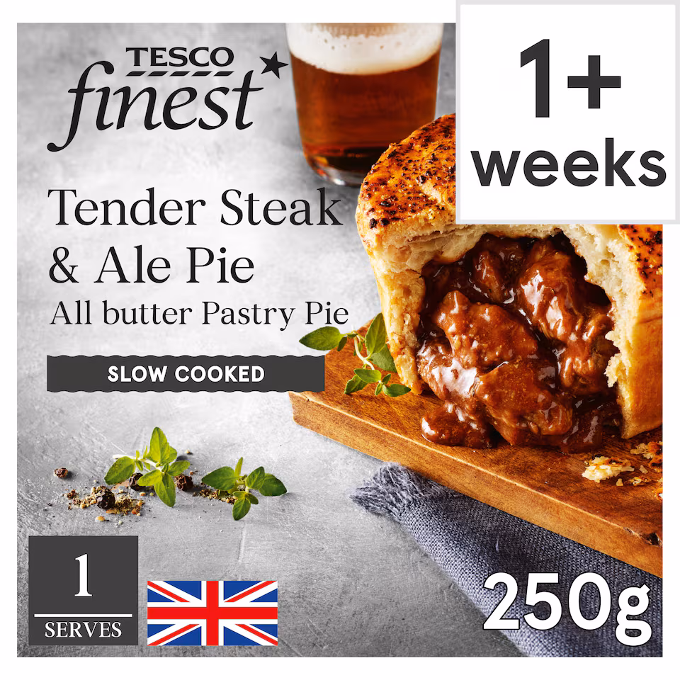Tesco Finest Steak & Ale Pie 250G