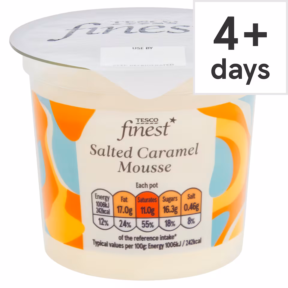 Tesco Finest Salted Caramel Mousse 100G