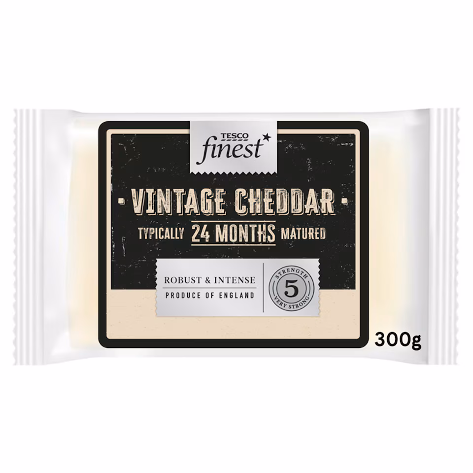 Tesco Finest Vintage English Cheddar 300g