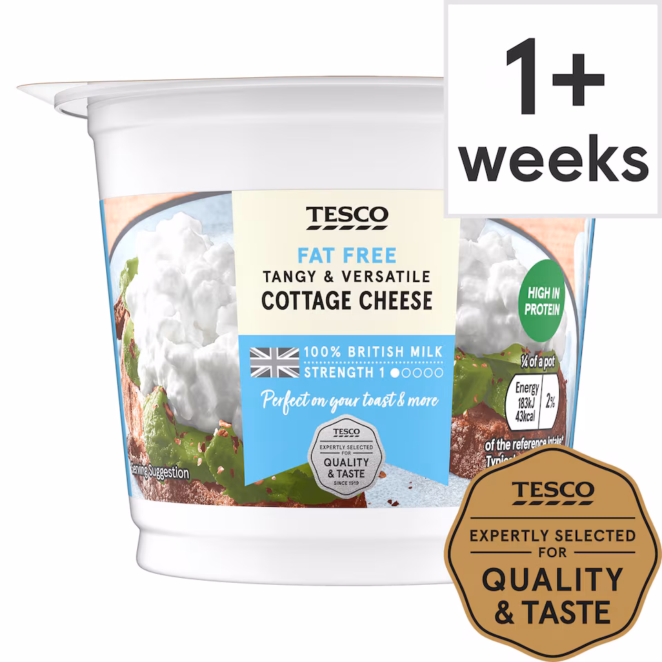 Tesco Fat Free Cottage Cheese 300G