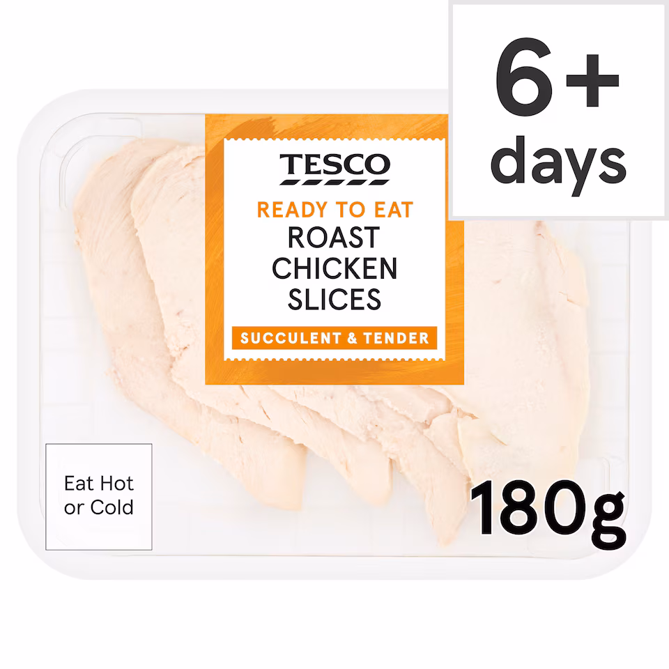 Tesco Roast Chicken Slices 180g