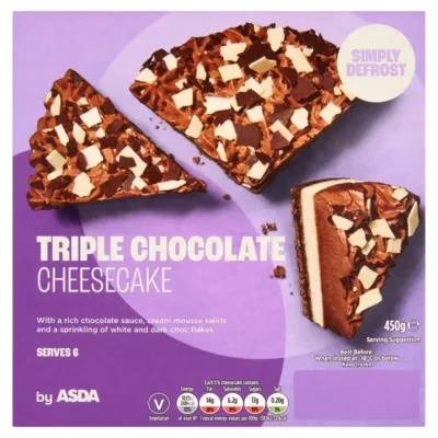 ASDA Triple Chocolate Cheesecake 450g